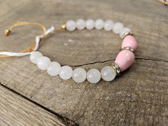 Bracelet - Quartz Rose Duo