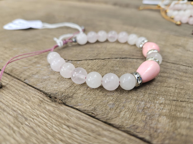 Bracelet - Quartz Rose Trio