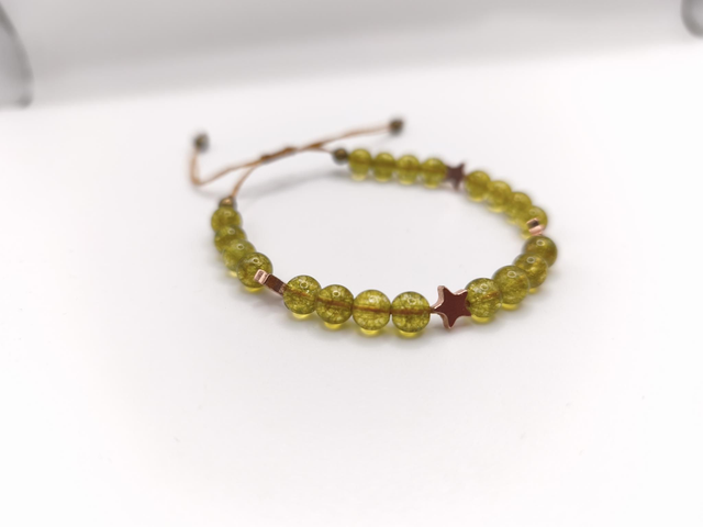 Bracelet Fin - Peridot