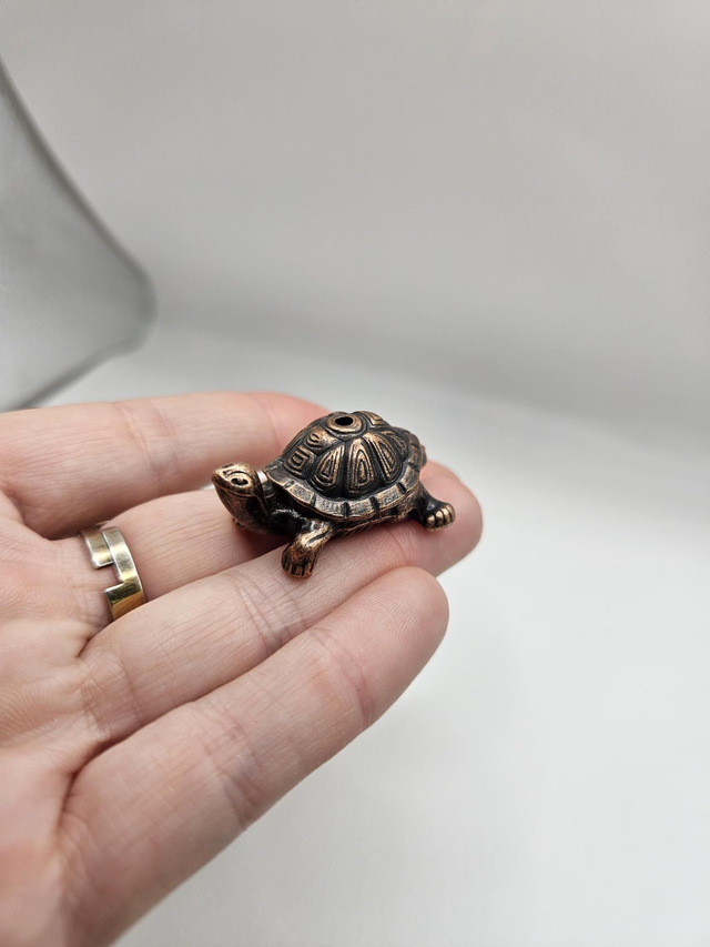 Brûleur & Porte Encens - Tortue Bronze