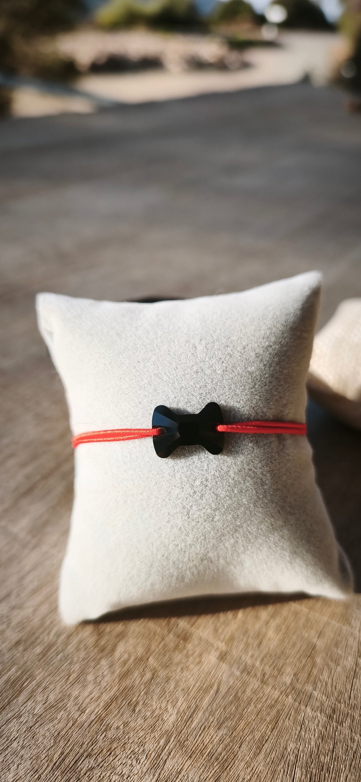 Bracelet Cristal - Nœud Noir