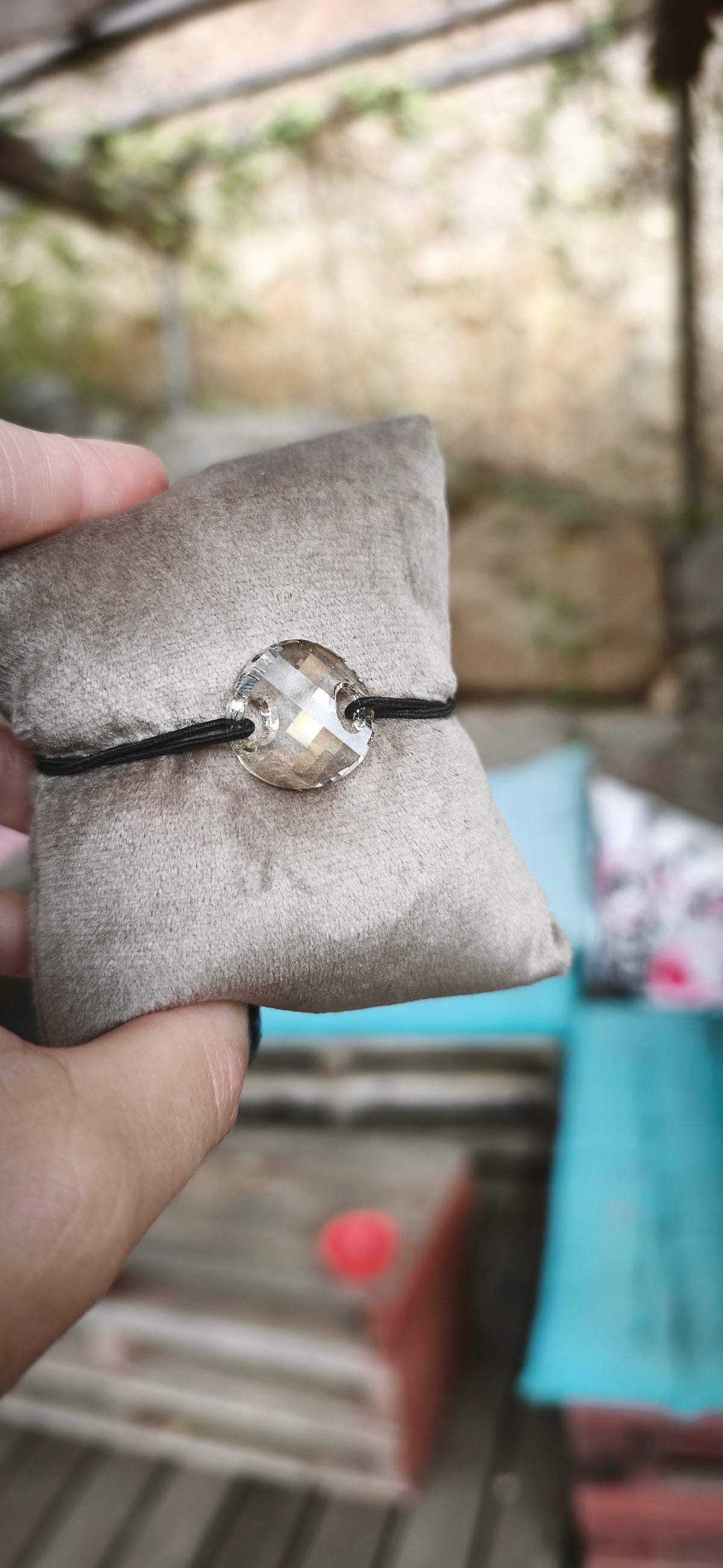 Bracelet - "Cristal" sylver