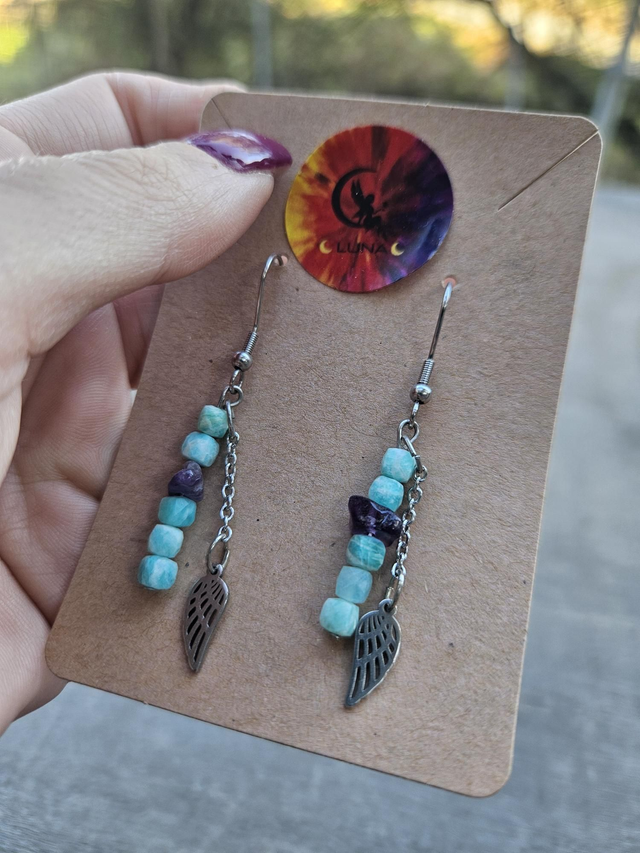 Boucles d'Oreilles - Bleu