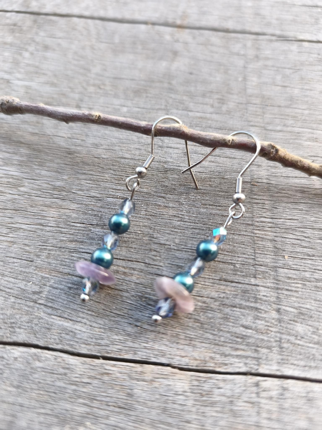 Boucles d'Oreilles - Perle de Verre