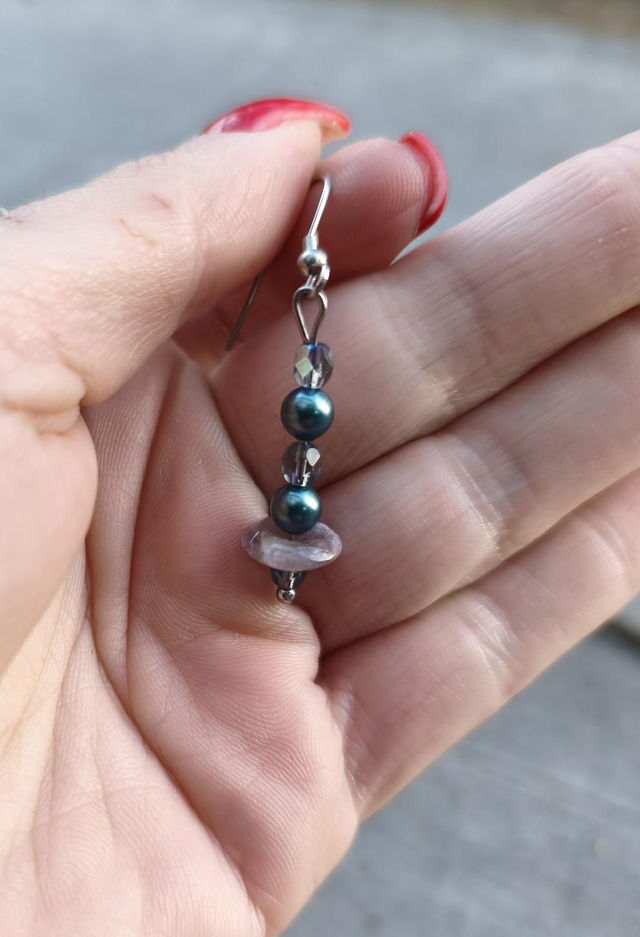 Boucles d'Oreilles - Perle de Verre