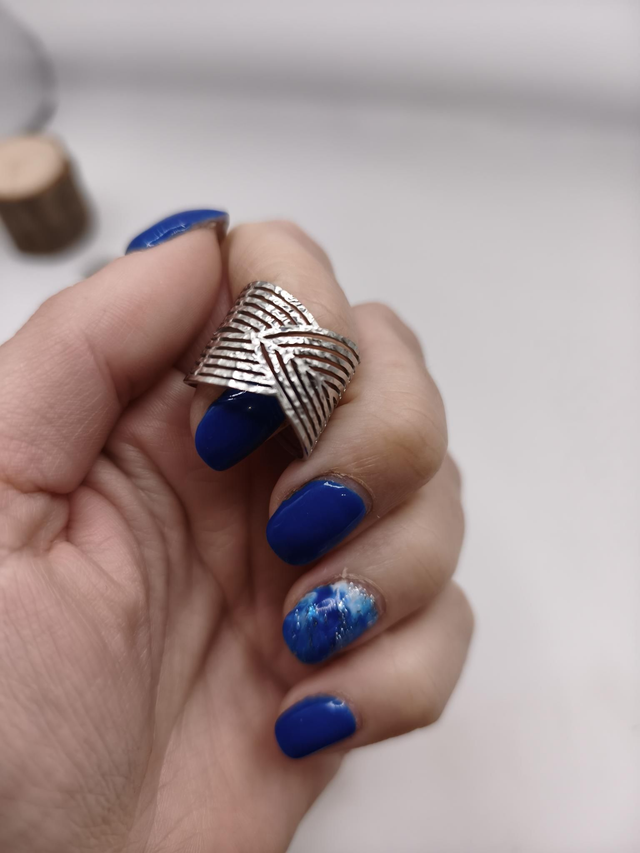 Bague - Feuilles Croisées