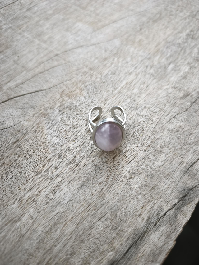 Bague - Quartz Rose