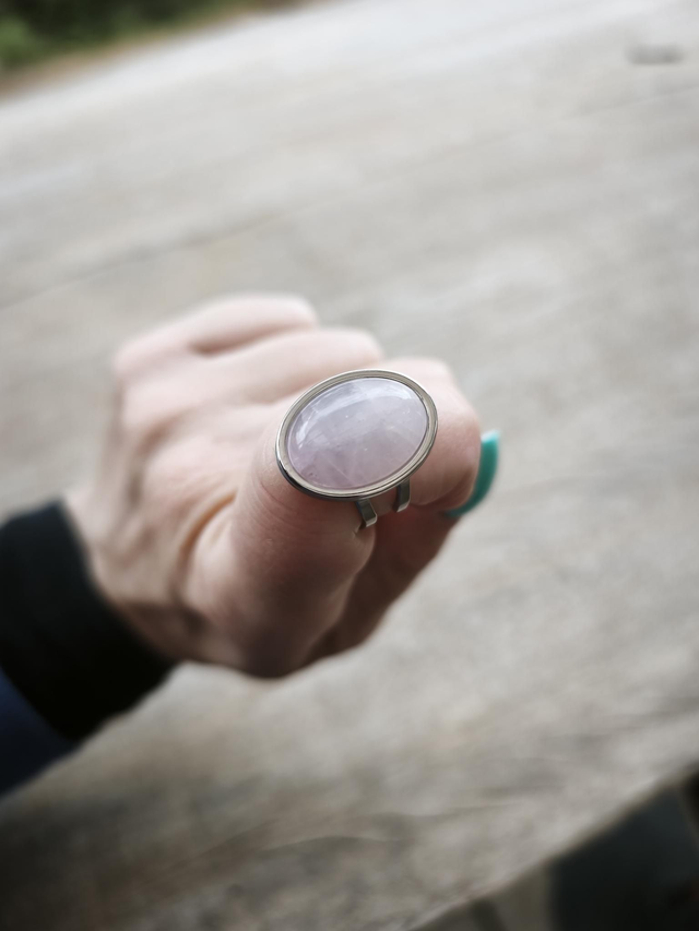 Bague - Quartz Rose