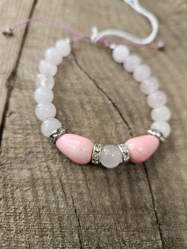 Bracelet - Quartz Rose Trio