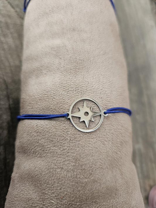 Bracelet - Elastique Etoile Bleu
