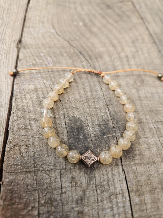 Bracelet Fin - Citrine
