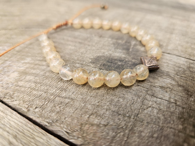 Bracelet Fin - Citrine