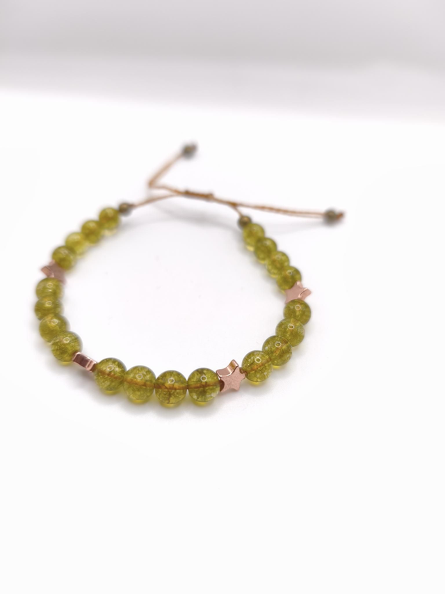 Bracelet Fin - Peridot