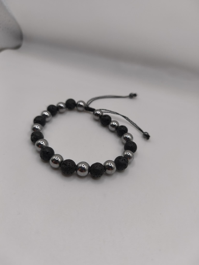 Bracelet Homme - Pierre de Lave