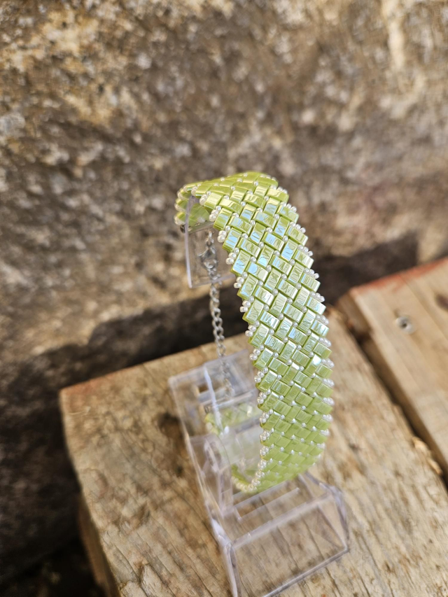 Bracelet Tila vert clair 