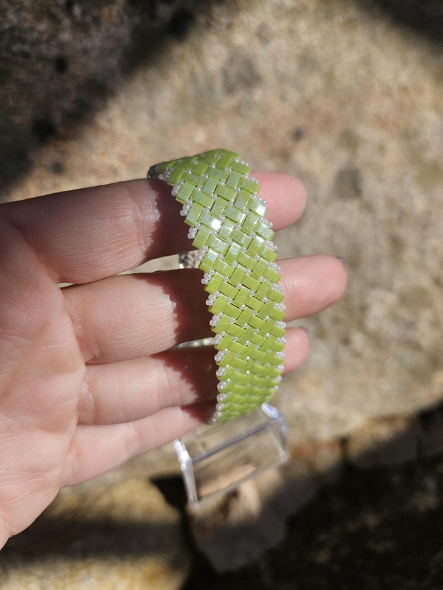 Bracelet Tila vert clair 
