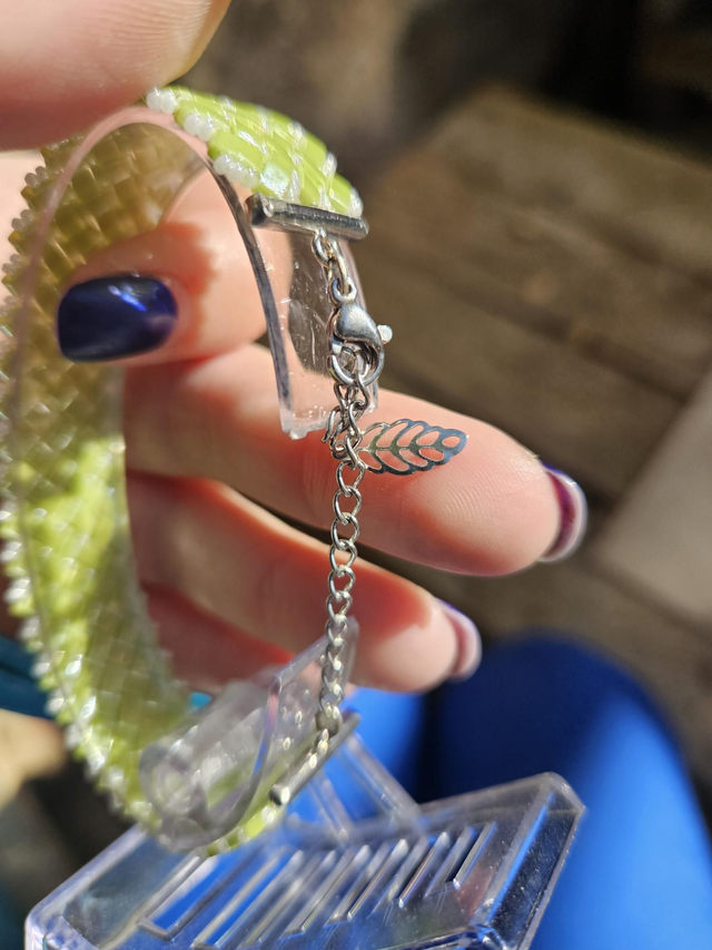 Bracelet Tila vert clair 