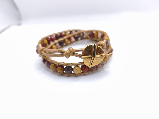 Bracelet - Double Rang Mokaite