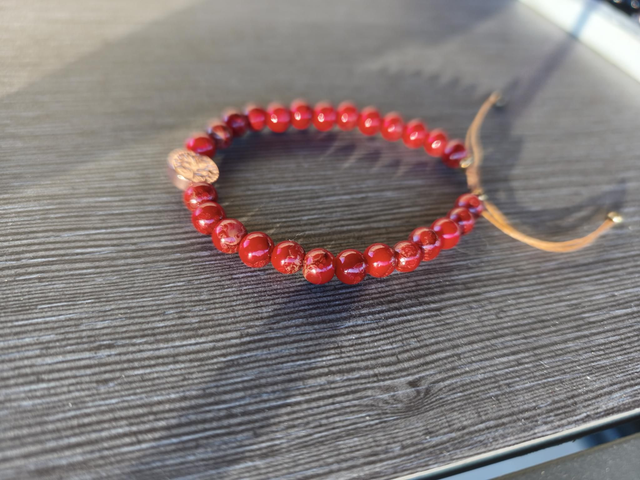 Bracelet Fin - Jaspe Arbre de Vie Impérial