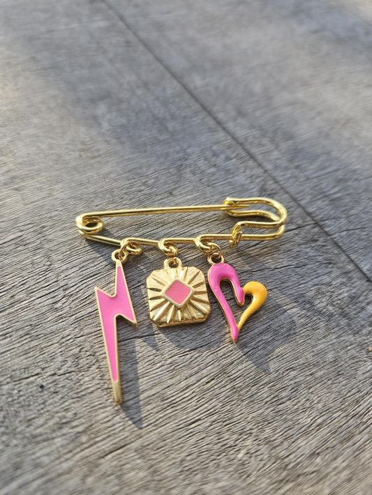 Broches Rosa