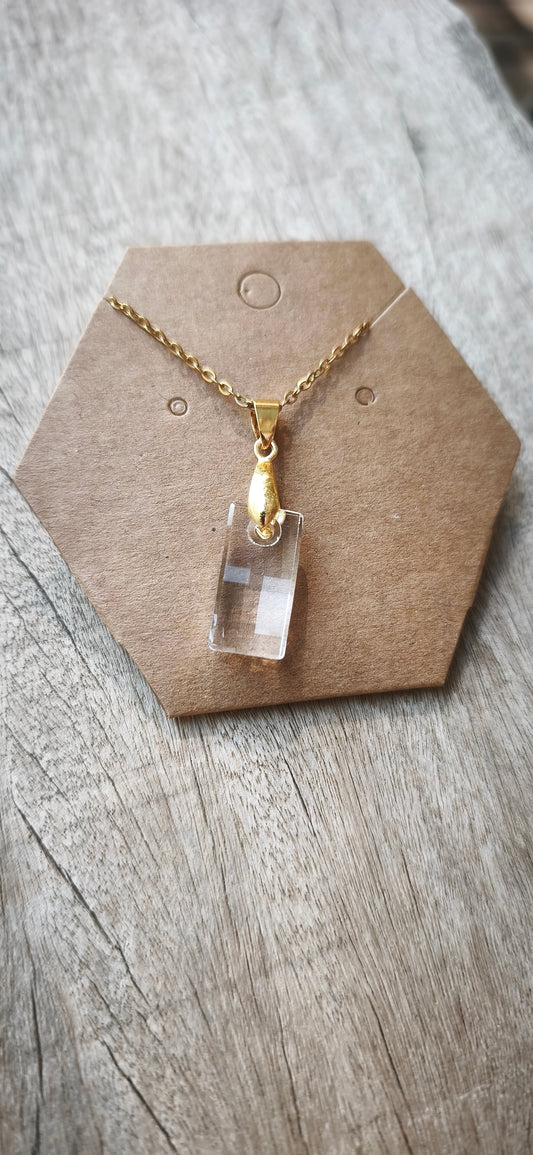 Collier Cristal - Éclats Translucide
