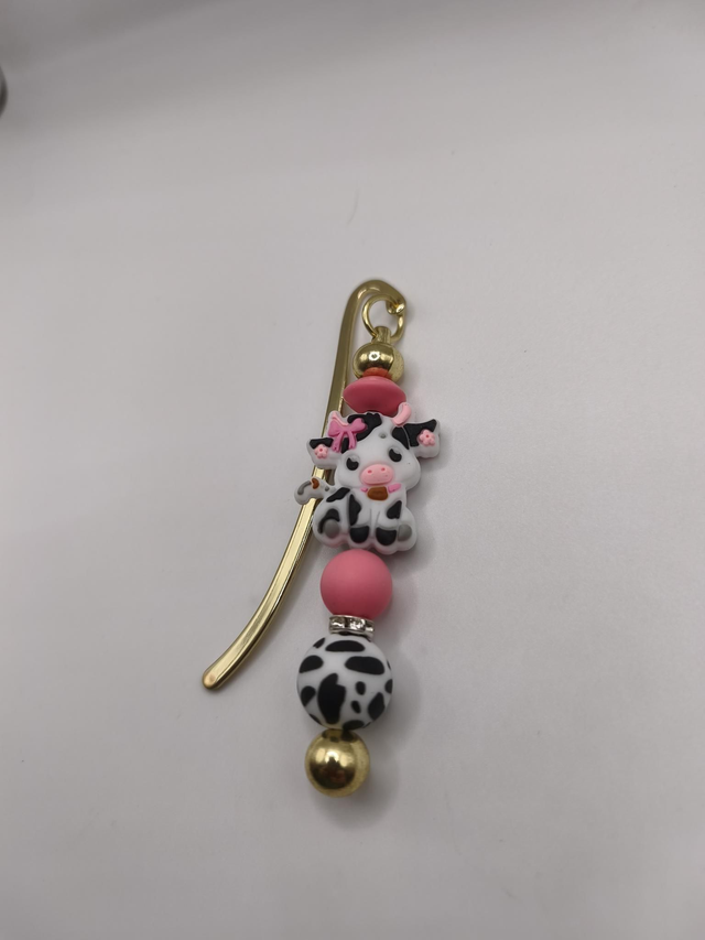 Marque-page à tige – Vache