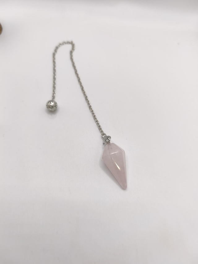 Pendule - Quartz Rose Cône 2