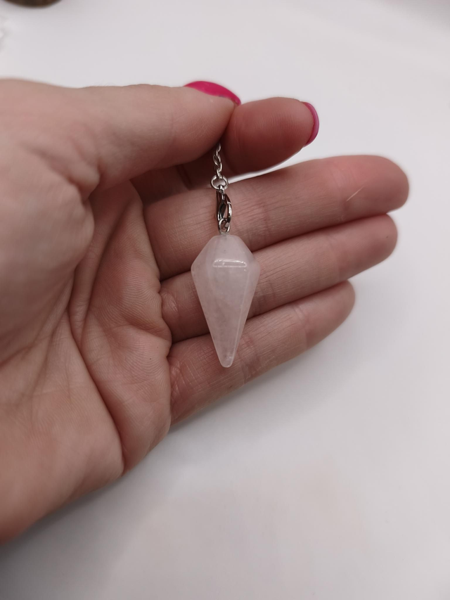 Pendule - Quartz Rose Cône 2