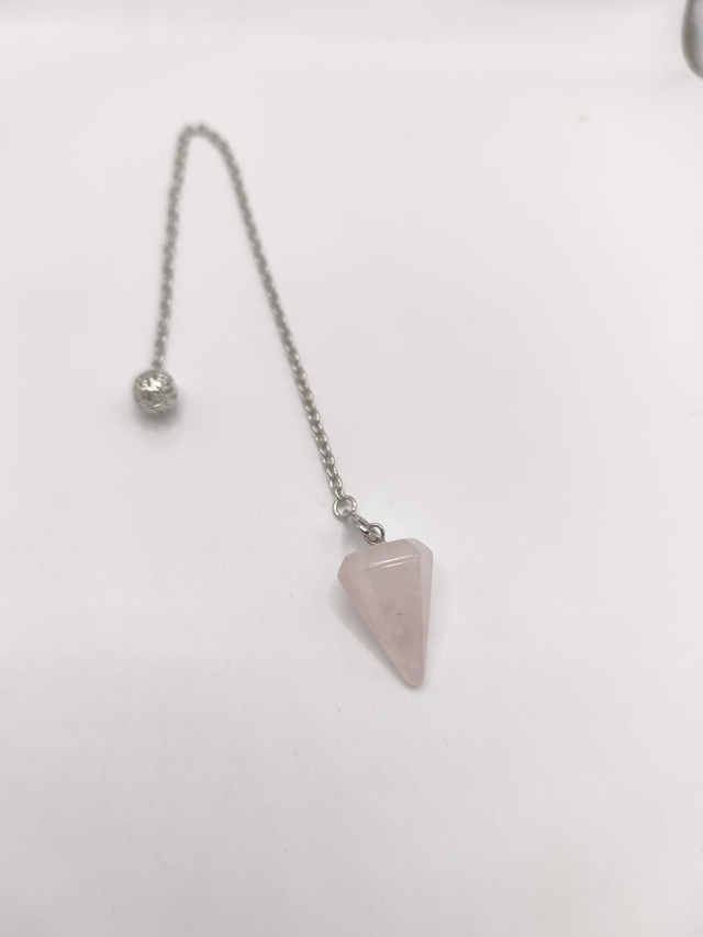 Pendule - Quartz Rose Cône 1