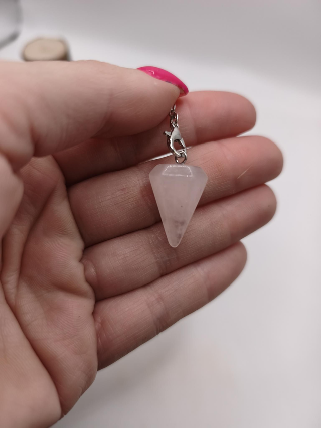 Pendule - Quartz Rose Cône 1