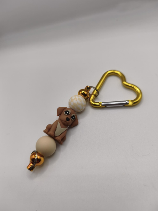 Porte-clés fantaisie – Luna Bronze