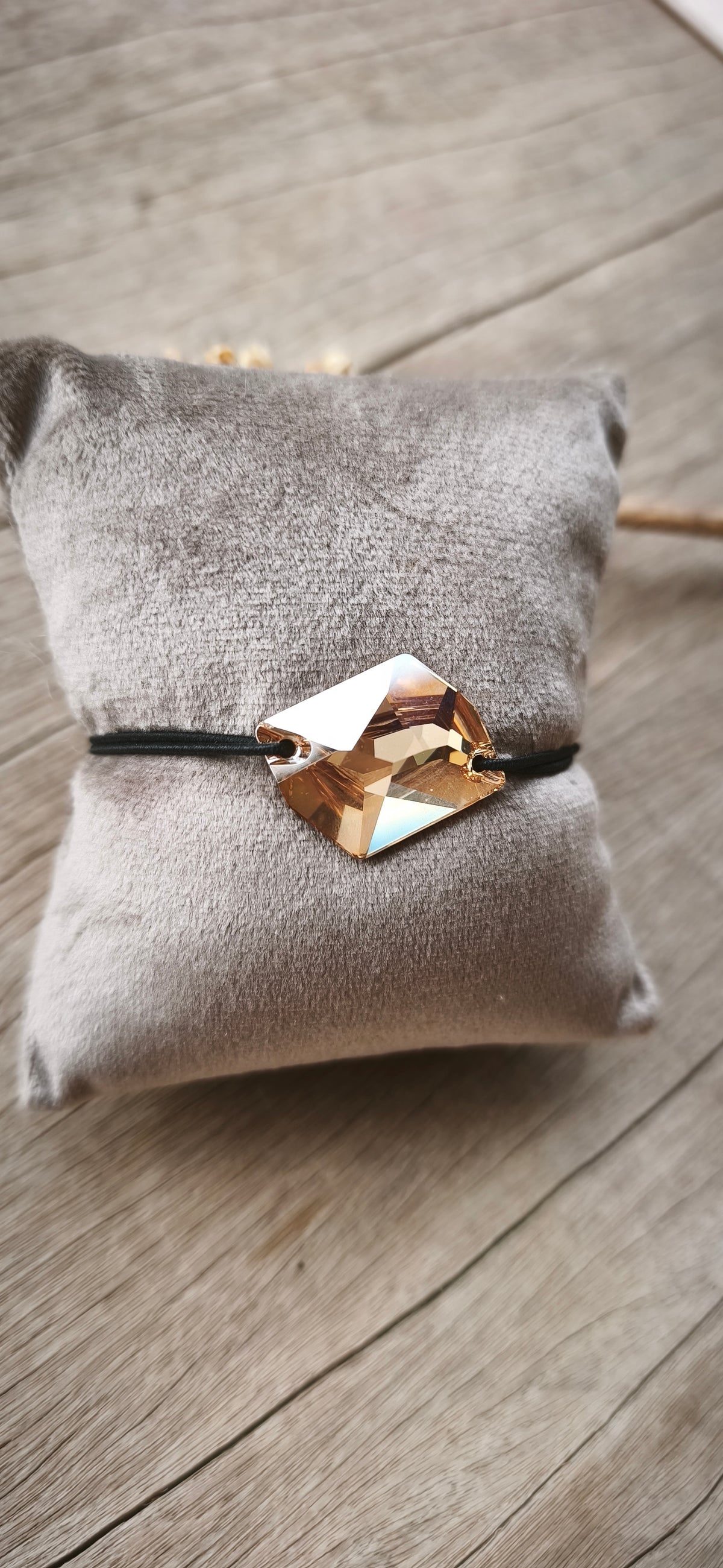Bracelet - "Cristal" cosmic golden