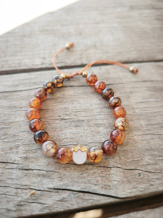 Bracelet - Agate de Feu