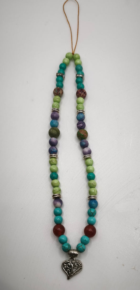 Bijoux de Portable turquoise et vert