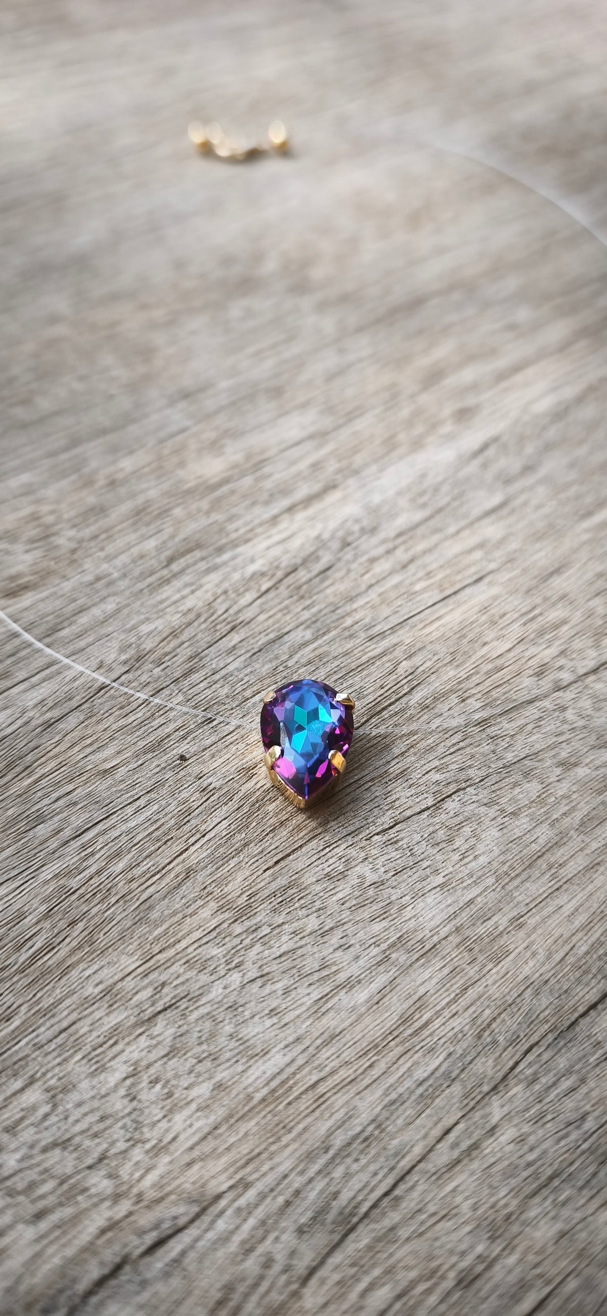 Collier - "Cristal" Goutte Boréal