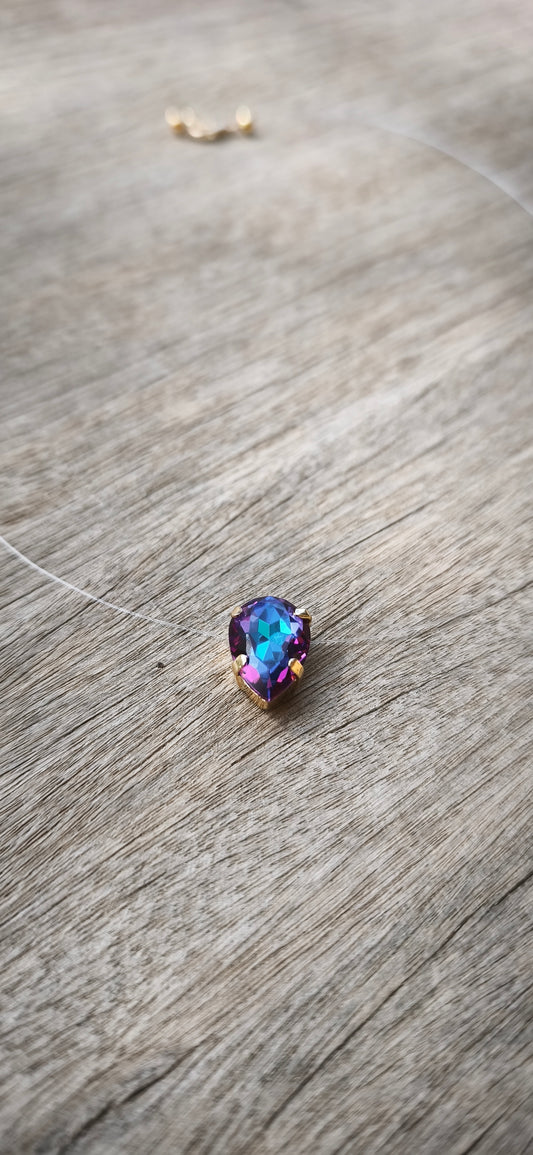 Collier - "Cristal" Goutte Boréal